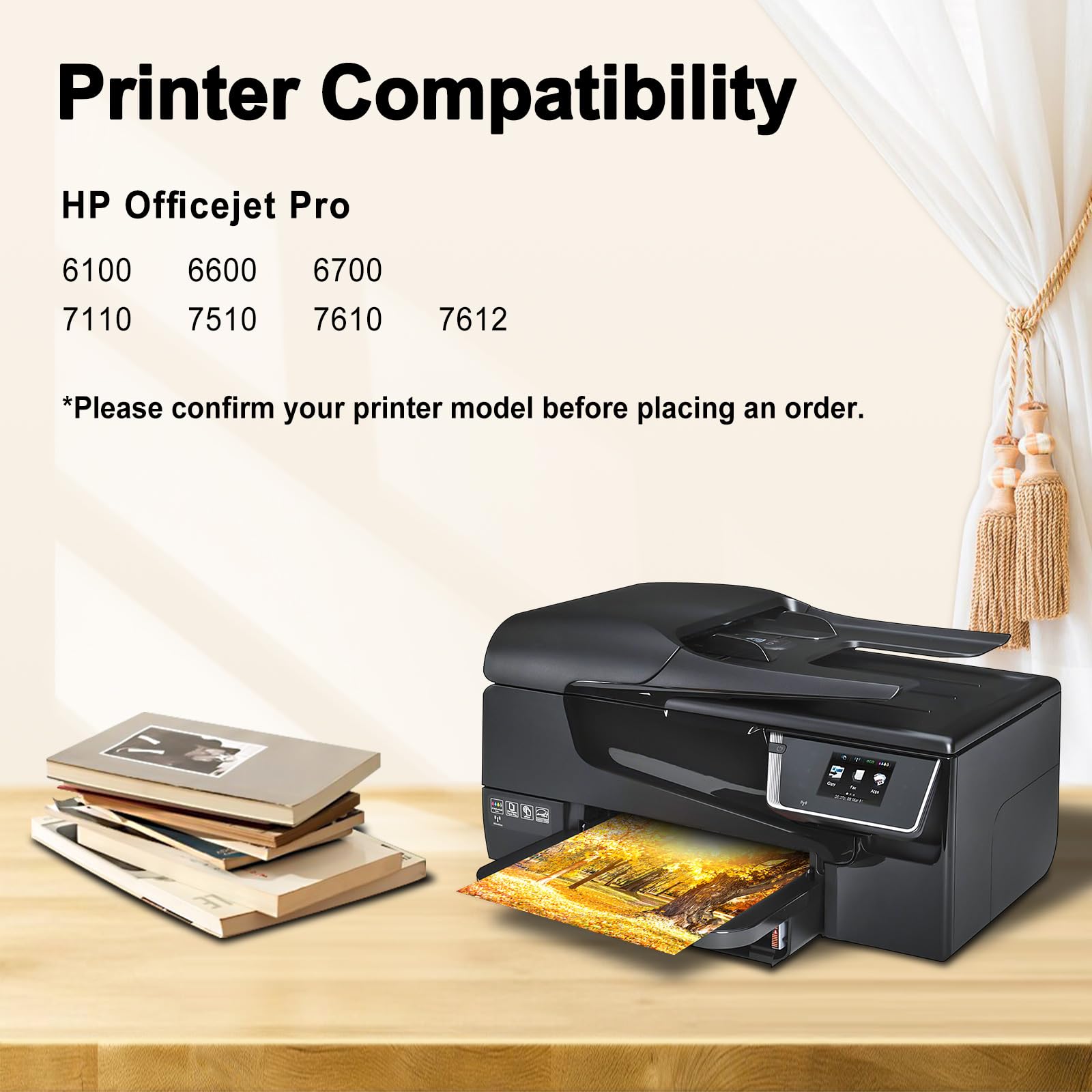 Miss Deer Cartucce d'inchiostro compatibili per HP 932XL 933XL 932 XL 933 XL Multipack per HP OfficeJet 6100 6600 6700 7110 7612 7610 Stampante (2 Nero, 1 Ciano, 1 Magenta, 1 Giallo)