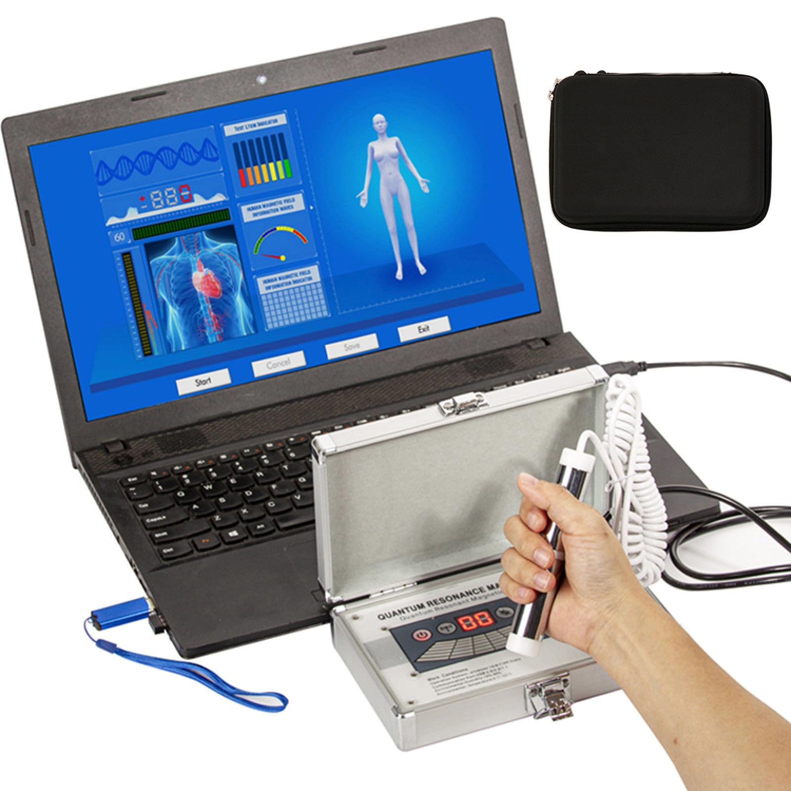 Analizador Cuántico, Escáner Portátil Multifuncional de Salud Subsiguiente, Rápido y Preciso con Análisis 3D. Prueba Profesional de Salud Física: ¡Resultados Dinámicos y Confiables!