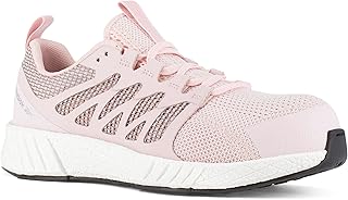 Work Fusion Flexweave - Zapatos de trabajo para mujer, color rosa, talla 6.5, Rosado, 38.5 EU