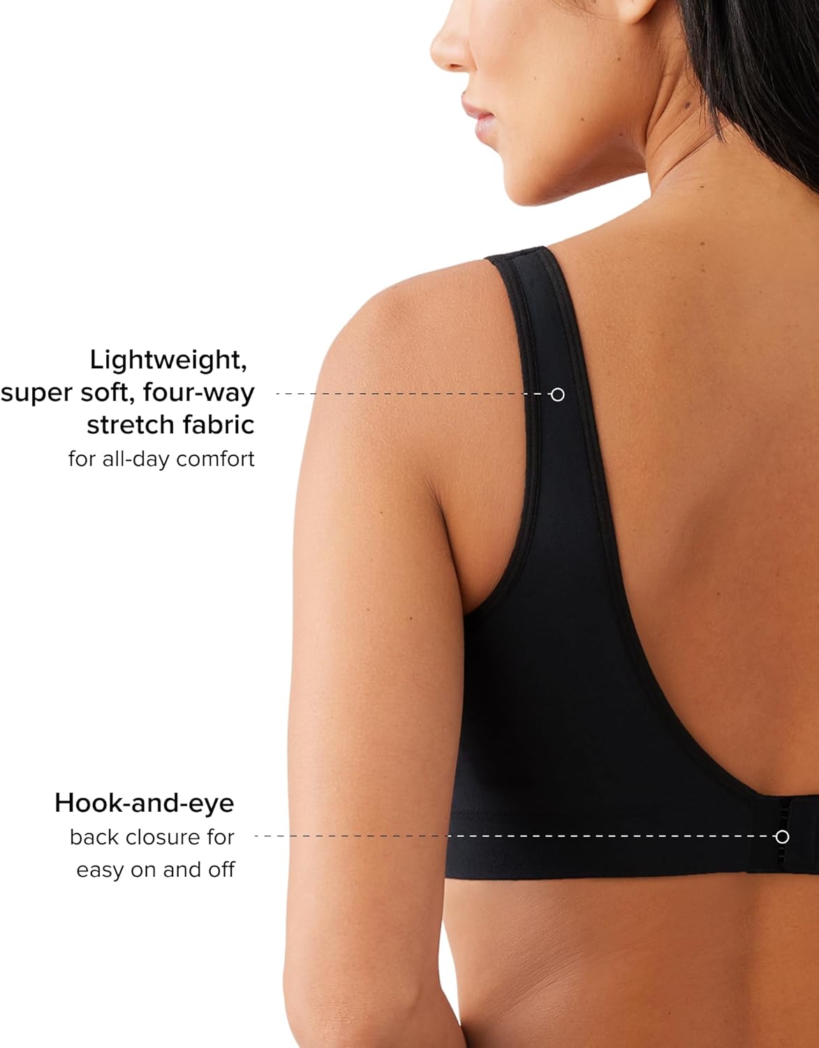 Wacoal Womens Feeling Flexible Seamless Full Busted Bralette - Image 4