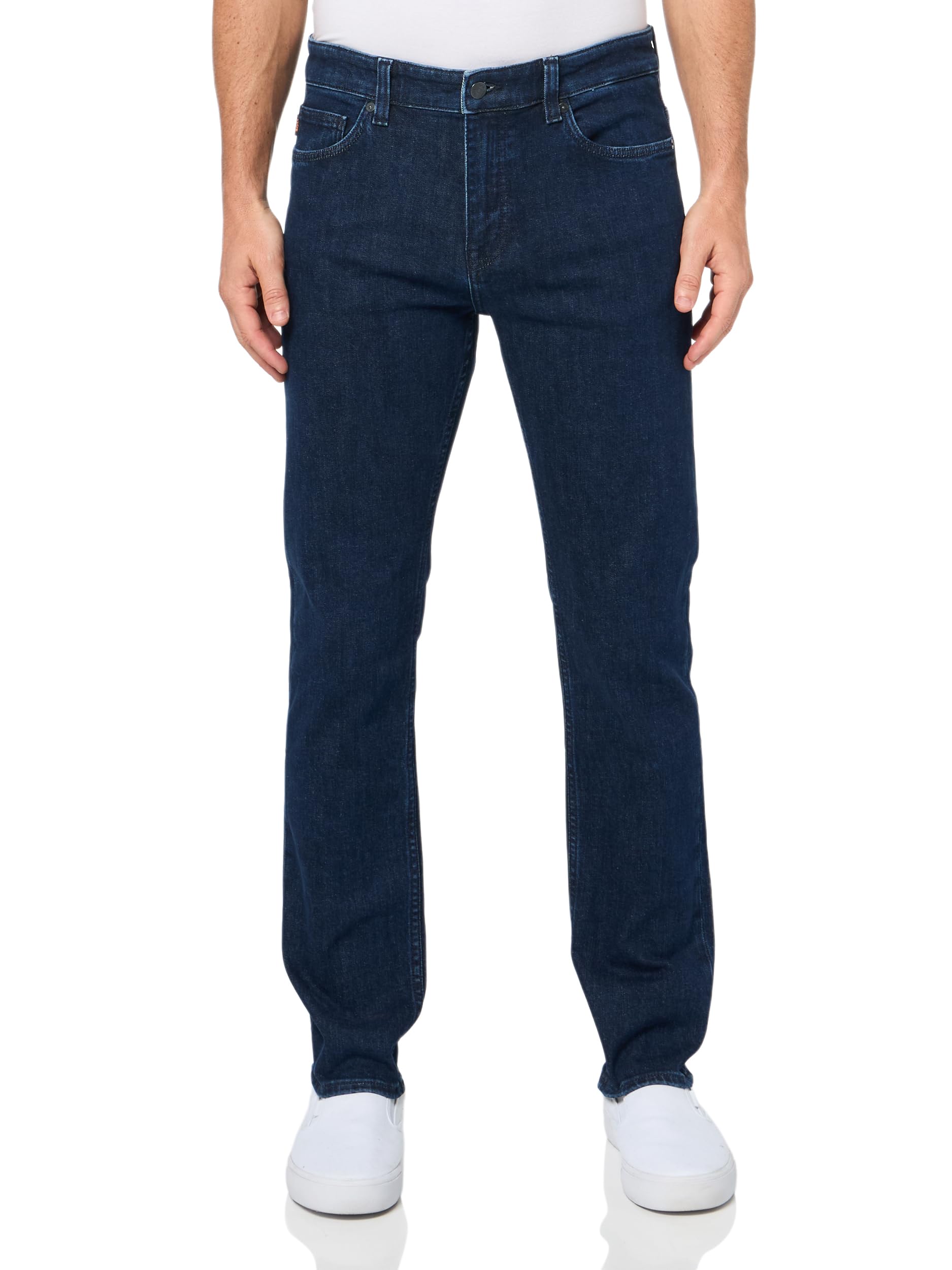 BOSS, Delaware Slim Fit Stretch Jeans, Dark Sky, 3132