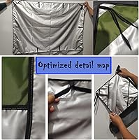 Vista 6 de Toldo impermeable para patio, cubierta superior impermeable, cubierta de toldo de repuesto 420D para 2/3 plazas, silla resistente al sol al aire