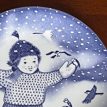 【レア美品】スウェーデン・グスタフスベリ★クリスマスプレート　1987年★1枚 レア美品】スウェーデン・グスタフスベリ☆クリスマスプレート 1987年