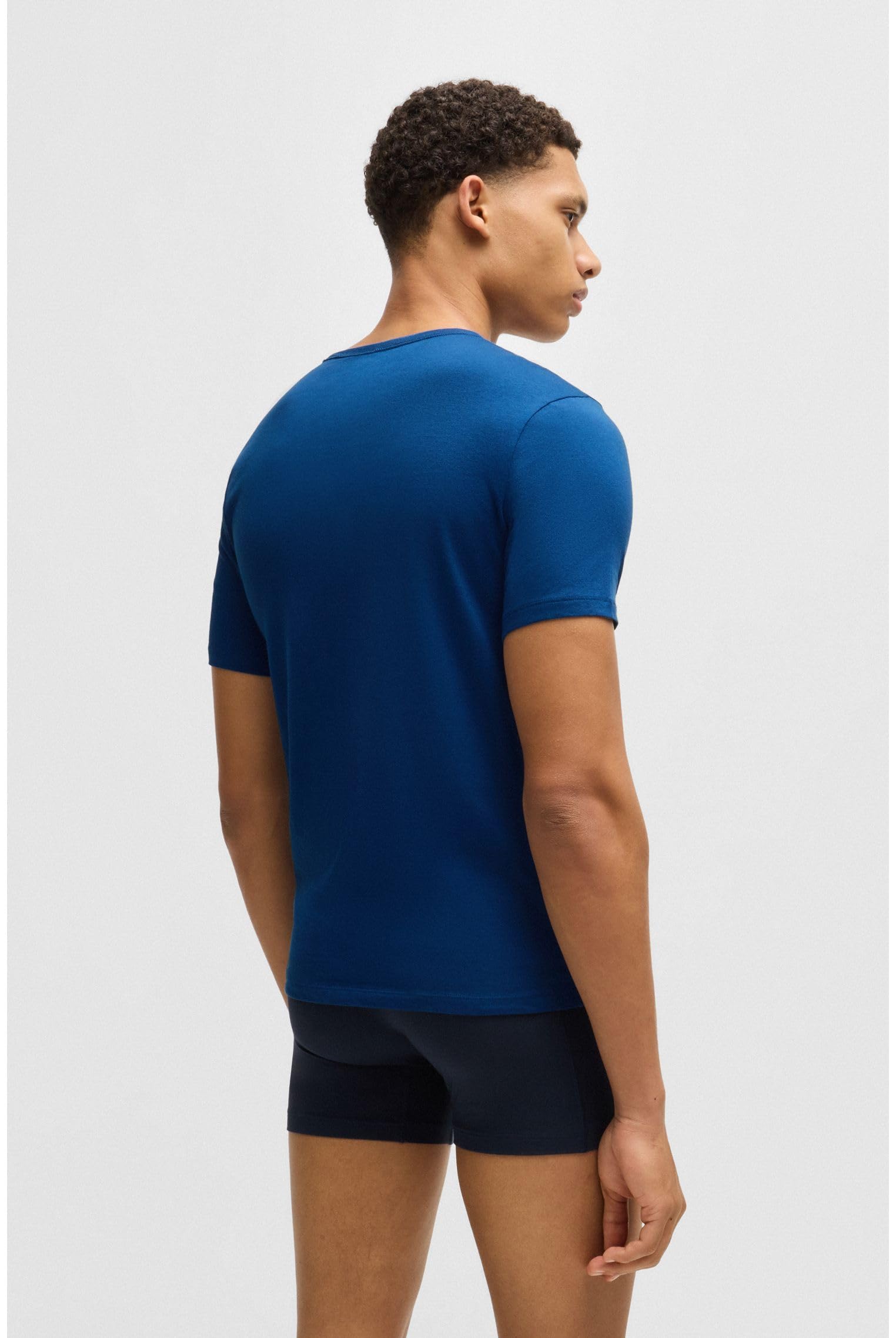 BOSS Hommes TShirtRN 3P Classic Lot de Trois t-Shirts en Coton