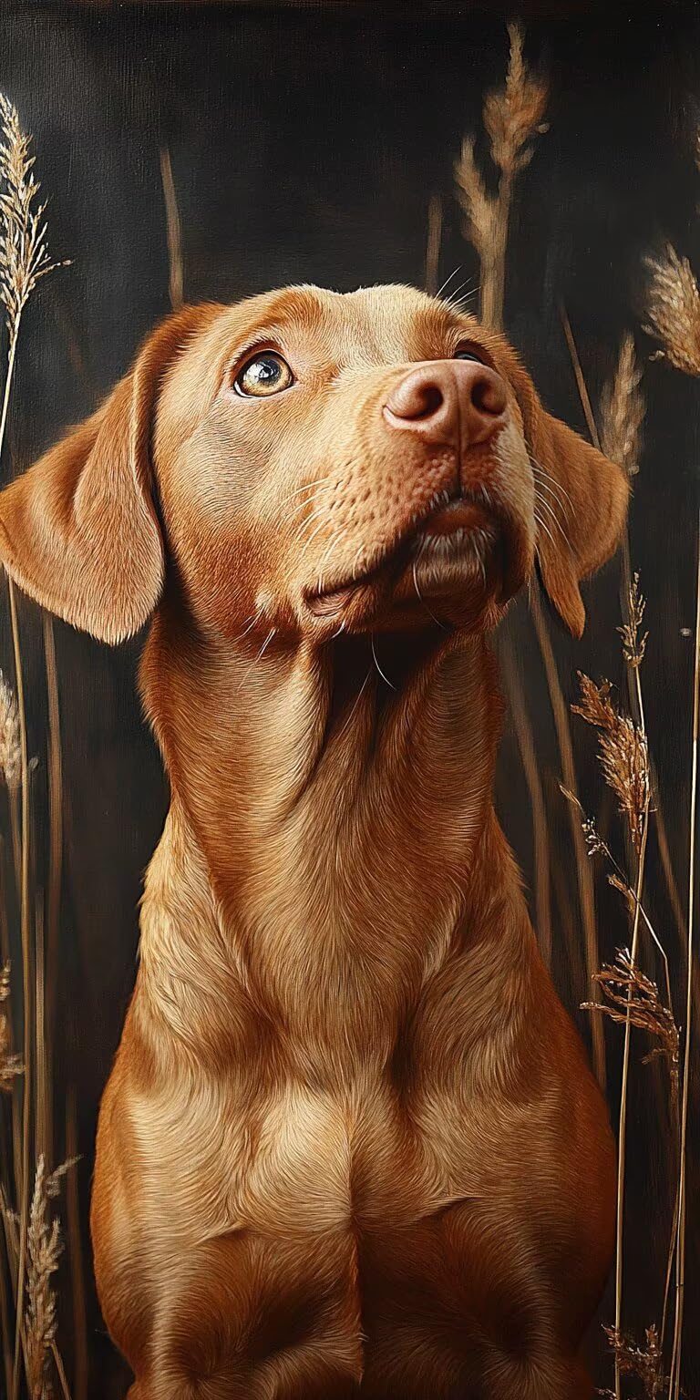 Pianta Dipingere con i Numeri 50x100cm Pittura Acrilica cane, k-492
