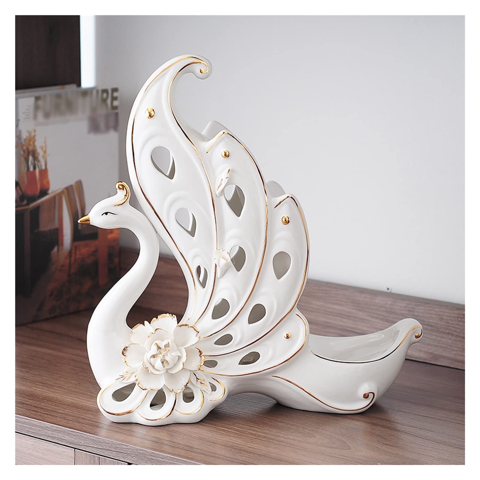 Porte-bouteille de vin en céramique de luxe, design épuré pour décoration haut de gamme