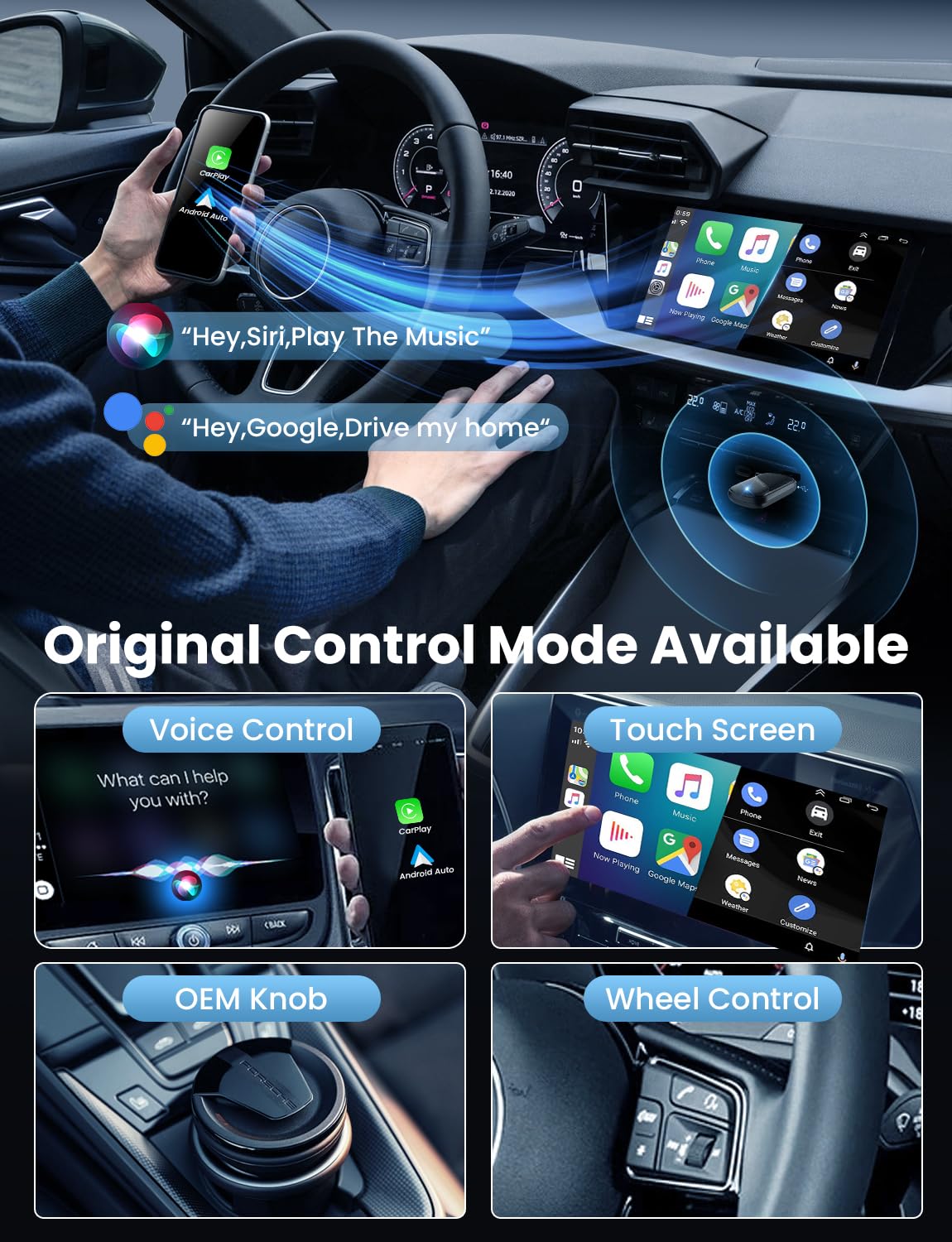 Original Control Mode Available with CODONOVA Adapter