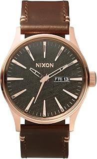 NIXON Men's Sentry Leather Watch
