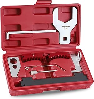 Timing Tool Kit Compatible with Chevy Cruze Aveo Alfa Romeo Fiat 16v 1.4 1.6 1.8, Camshaft Tensioning Locking Alignment Timing Belt Tool Kit with 41mm Water Pump Wrench, EN6340 & EN6333