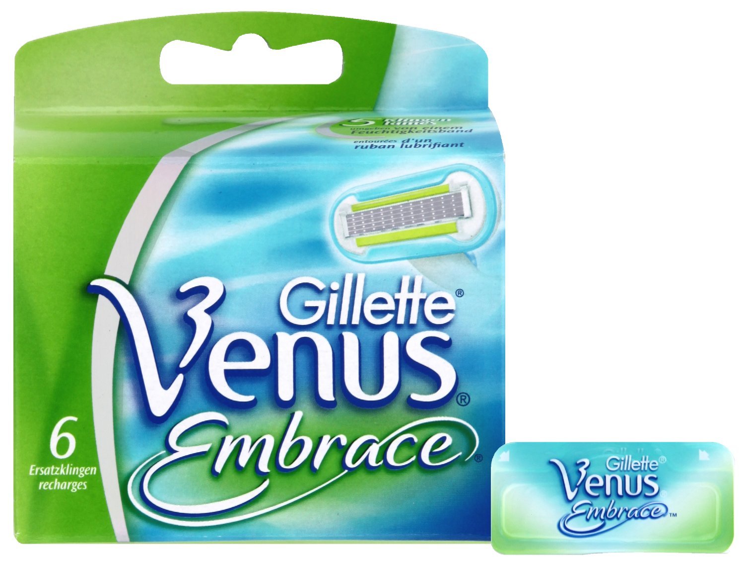 Gillette Venus Embrace Rasierklingen Für Damen, 6er-Pack