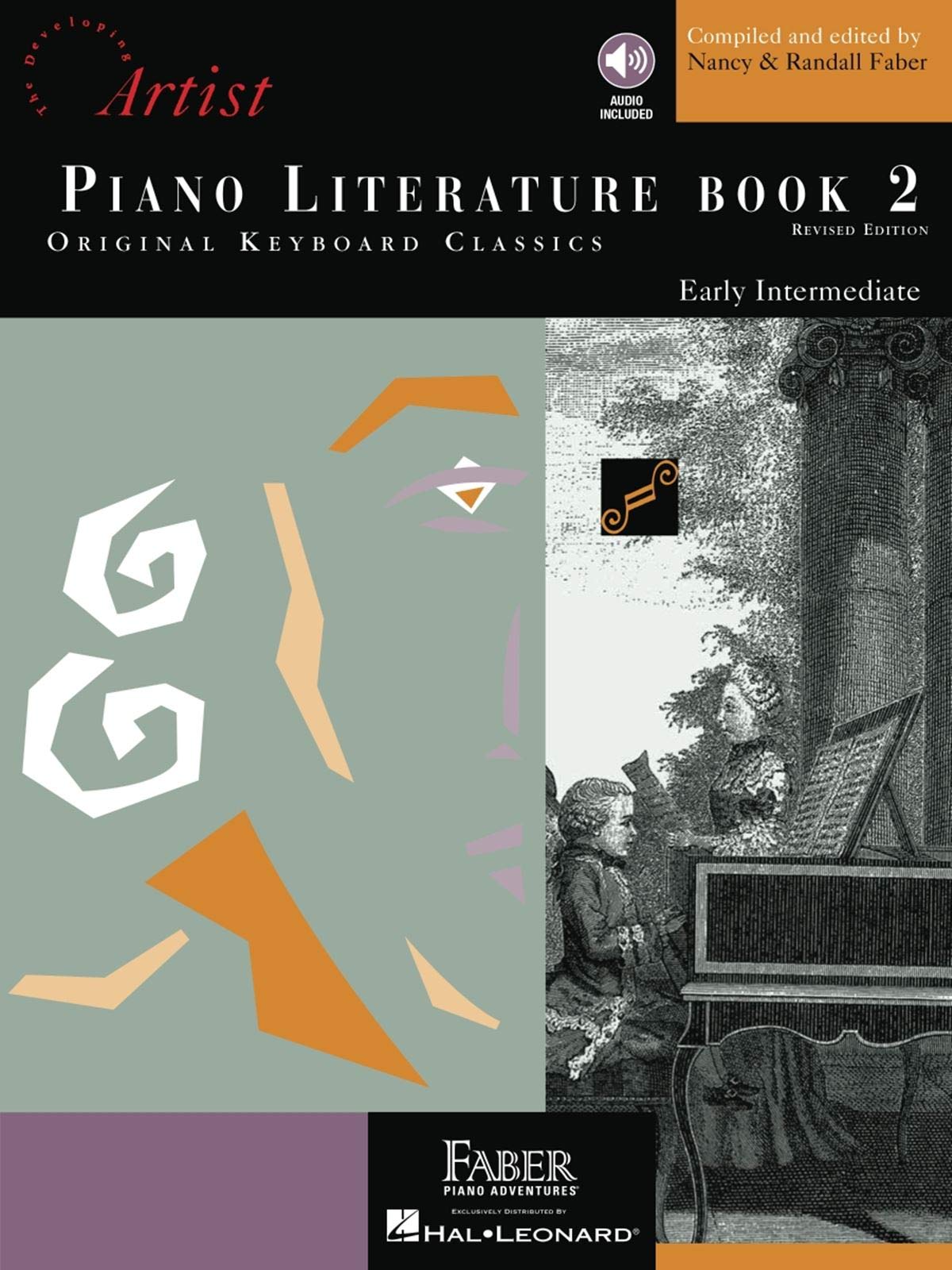 - Piano Literature Book 2 – Developing Artist Original Keyboard Classics | Early Intermediate Classical Piano Sheet Music | Keyboard Songbook with Online Audio | Faber Piano Repertoire Collection