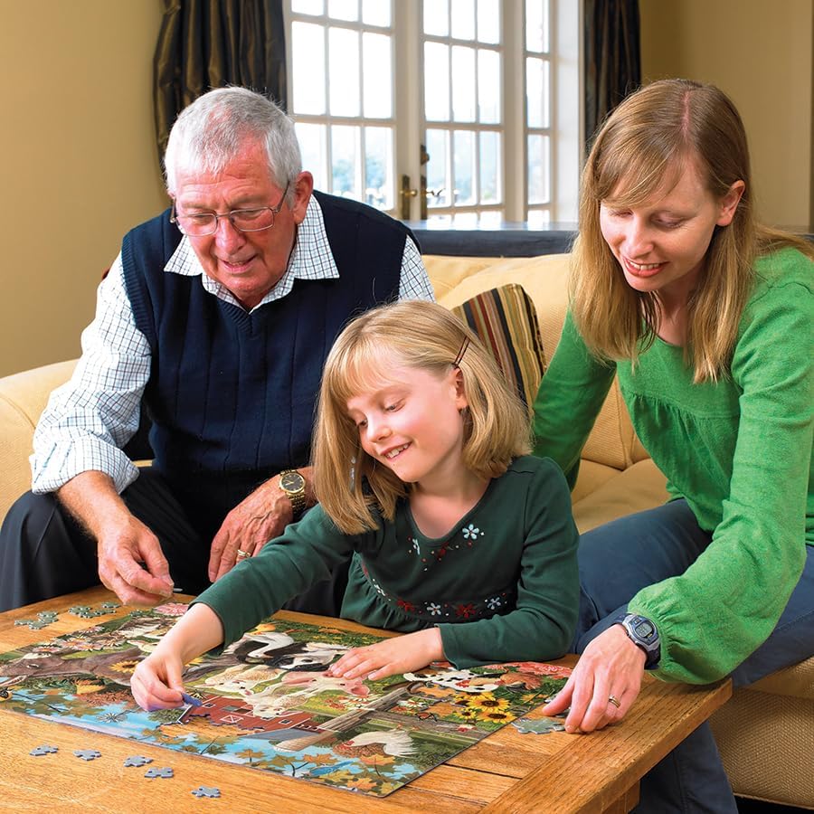 Cobble Hill Puzzle Family Farm 350pc Puzzle - Family - Sample Poster Included