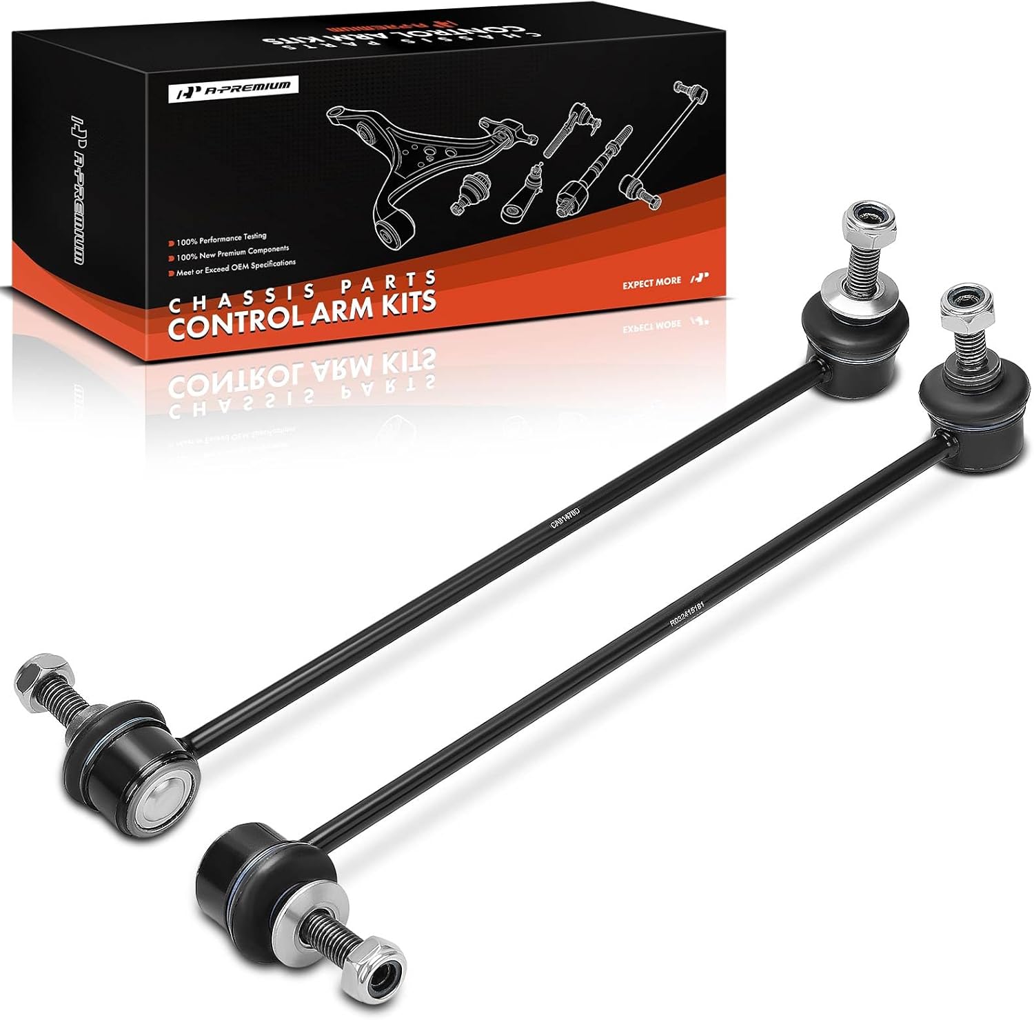 A-Premium Front Sway Bar Links pair — compatible with BMW 5 Series (front)