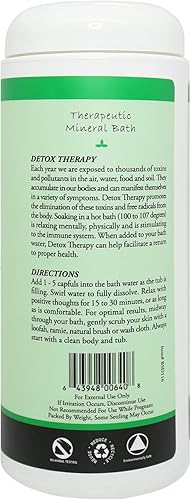 Miniatura 3 de Plantlife Sales de baño de terapia de desintoxicación, directamente de la planta, sales de baño de aromaterapia naturales, equilibra, calma y libera