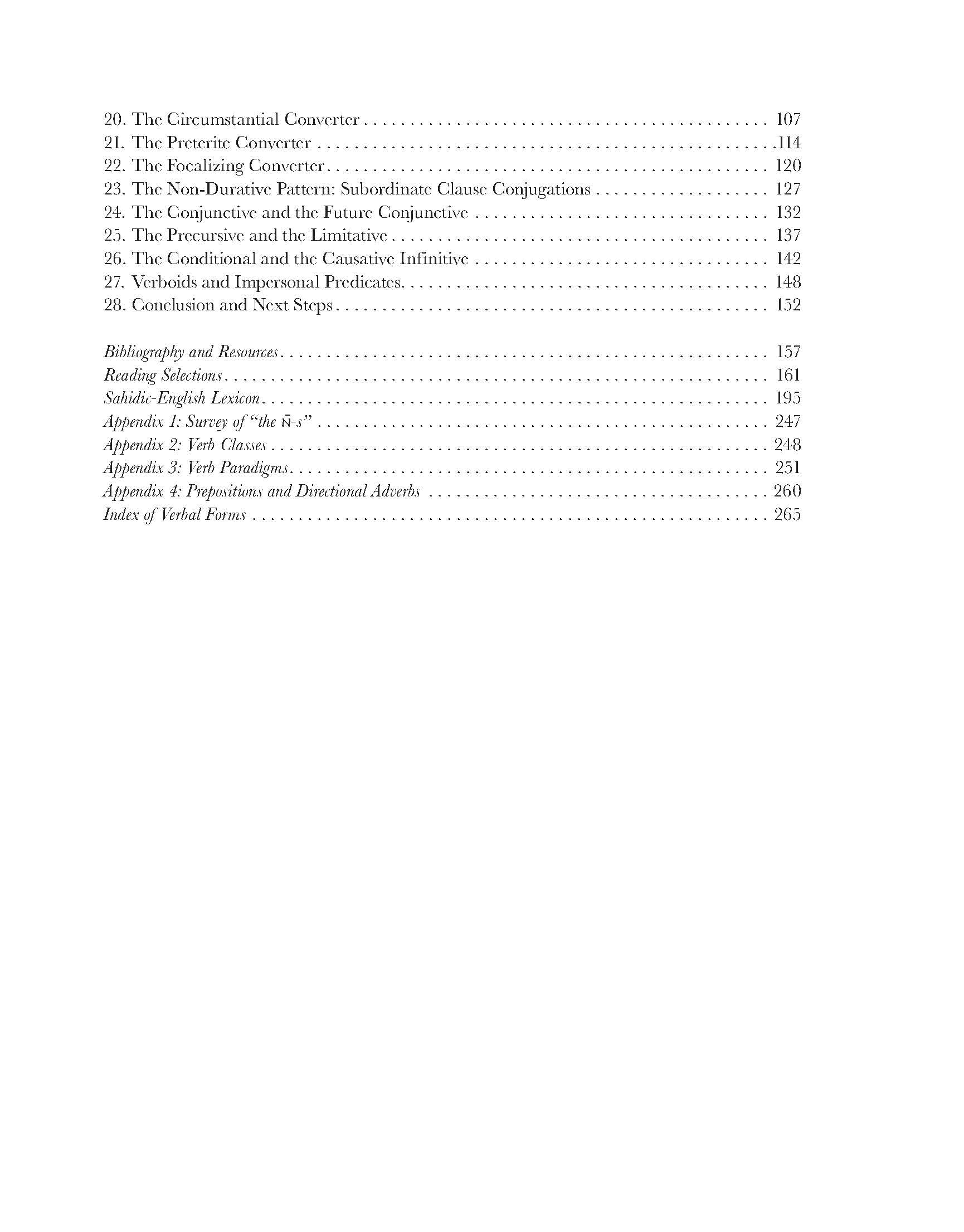 Basics of Sahidic Coptic