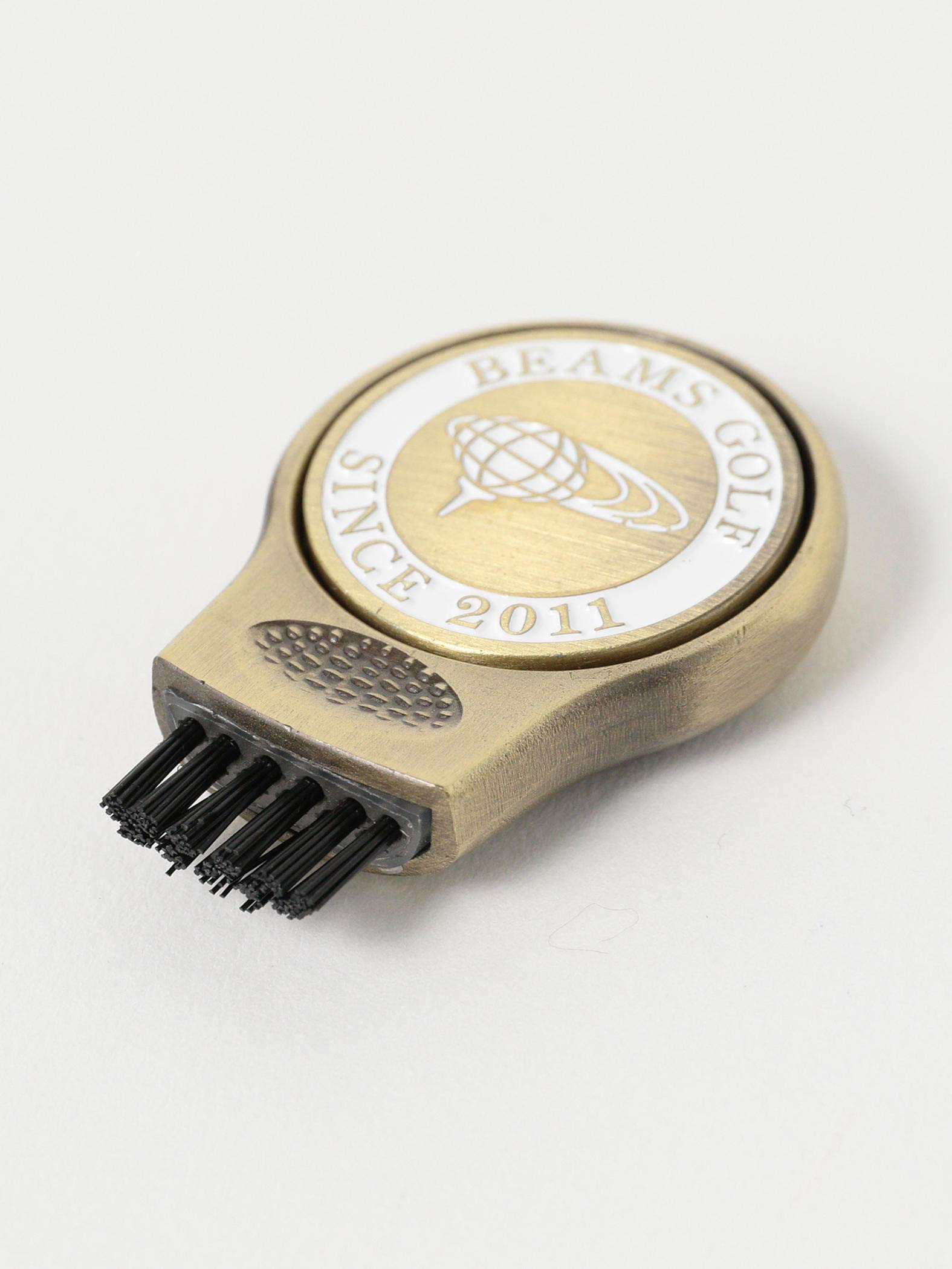 Amazon | [ビームスゴルフ] ゴルフマーカー ゴルフ グッズ ブラシ付きマーカー ゴールド | BEAMS GOLF(ビームスゴルフ) |  ゴルフマーカー