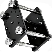 HYS Robuste Gabelstapler-S ulenhalterung verst rkte Stahlhalterung f r Gabelstapler-S ulenschutz und Fahrzeugk fig kompatibel mit 1/4-Zoll-20-Gewindebolzen einfache Installation
