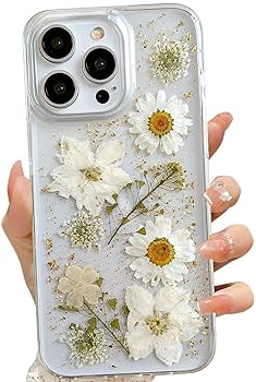【サイズ:iPhone15(ClearBlack)_色:Flowers】CASE サイズ:iPhone15(ClearBlack)_色:Flowers】CASE Amazon.com