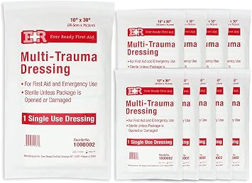 Ever Ready First Aid Multi-Trauma Dressing 10"x30" 10 Count