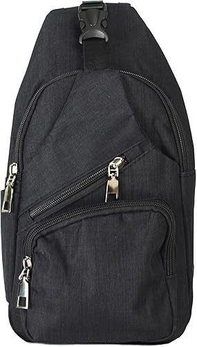 Miniatura 58 de Nupouch Mochila cruzada antirrobo, carga USB, mochila ligera para viajes, senderismo, todos los días