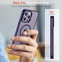 Vista 224 de SUPFINE Funda magnética para iPhone 11 (compatible con MagSafe) (protección contra caídas de grado militar), translúcida mate a prueba de golpes