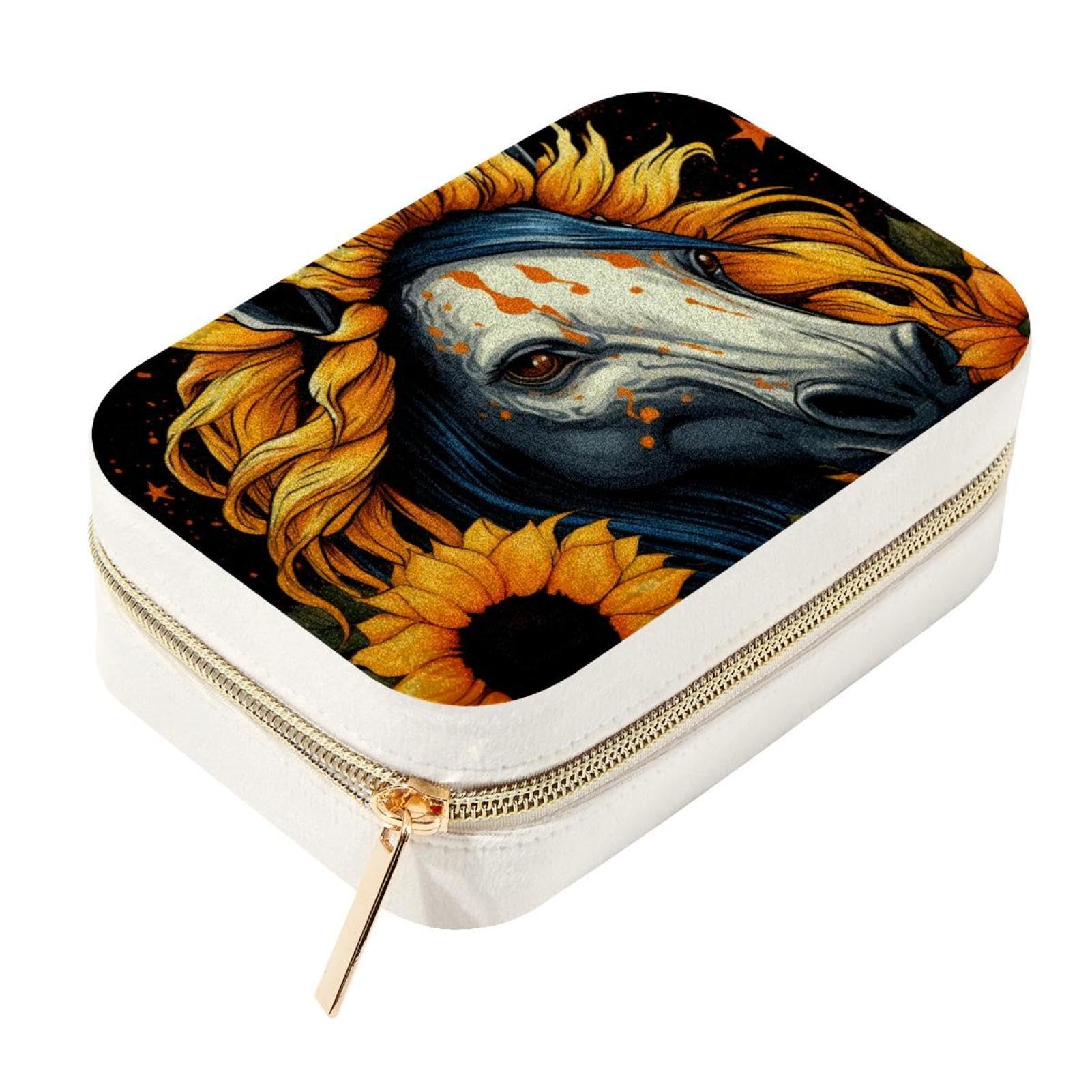 Boîte à bijoux pour femmes et filles - Coffret de rangement spacieux avec miroir et compartiments