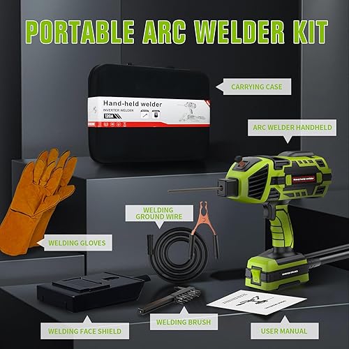 Miniatura 9 de TRQWH Máquina de soldadura portátil 110V ARC Soldador de mano IGBT Inverter Pistola de soldadura soldador de palo 6 Ajuste de corriente variable