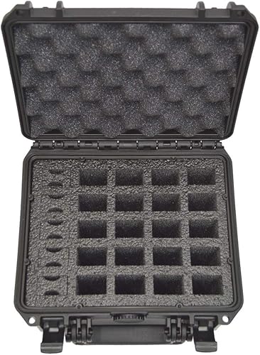 Miniatura 3 de Estuche de almacenamiento para pistola 25 | Estuche de pistola impermeable Doro con inserto de espuma Mycasebuilder personalizado | Estuche para