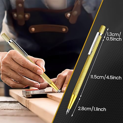 Miniatura 4 de Foranyo Metal Scribe - Carburo de tungsteno Scriber Metal Scribe Herramientas Grabado Pluma Carburo Scribe Herramienta para Hoja de