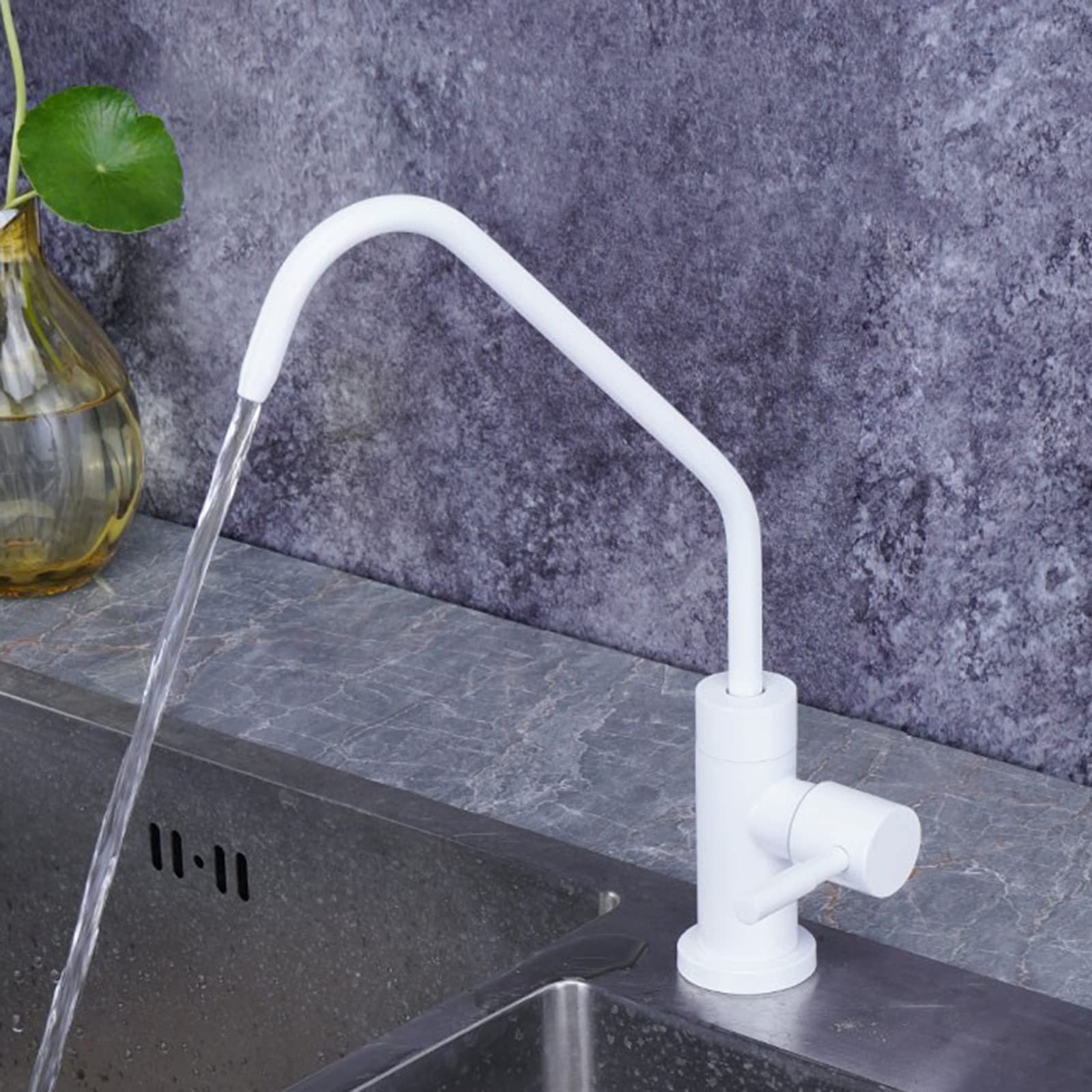 Grifo de Cocina Agua filtrada Grifo Puro de Acero Inoxidable -A