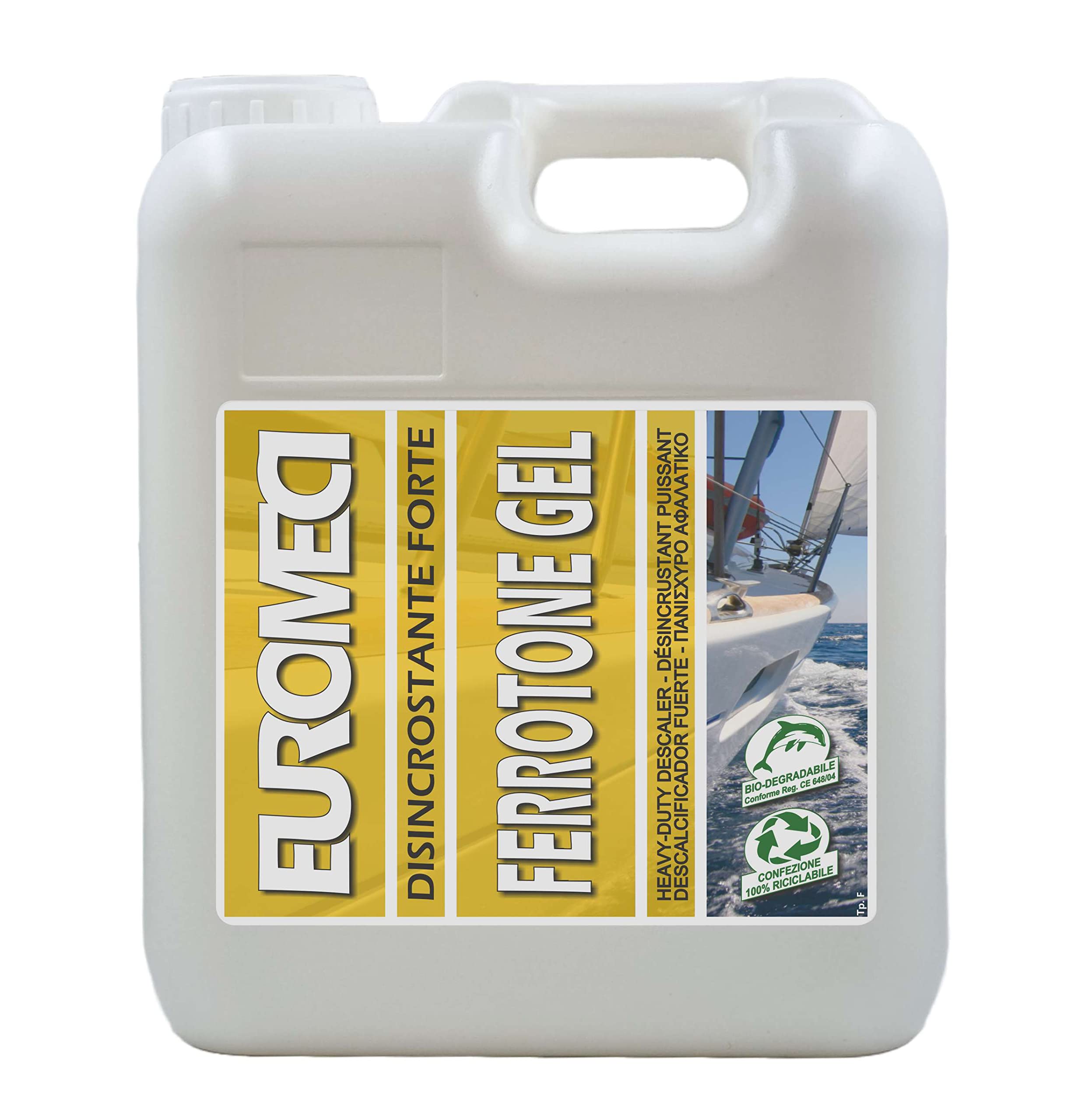 Ferrotone Gel, Disincrostante energico in Gel, 5.000 ml
