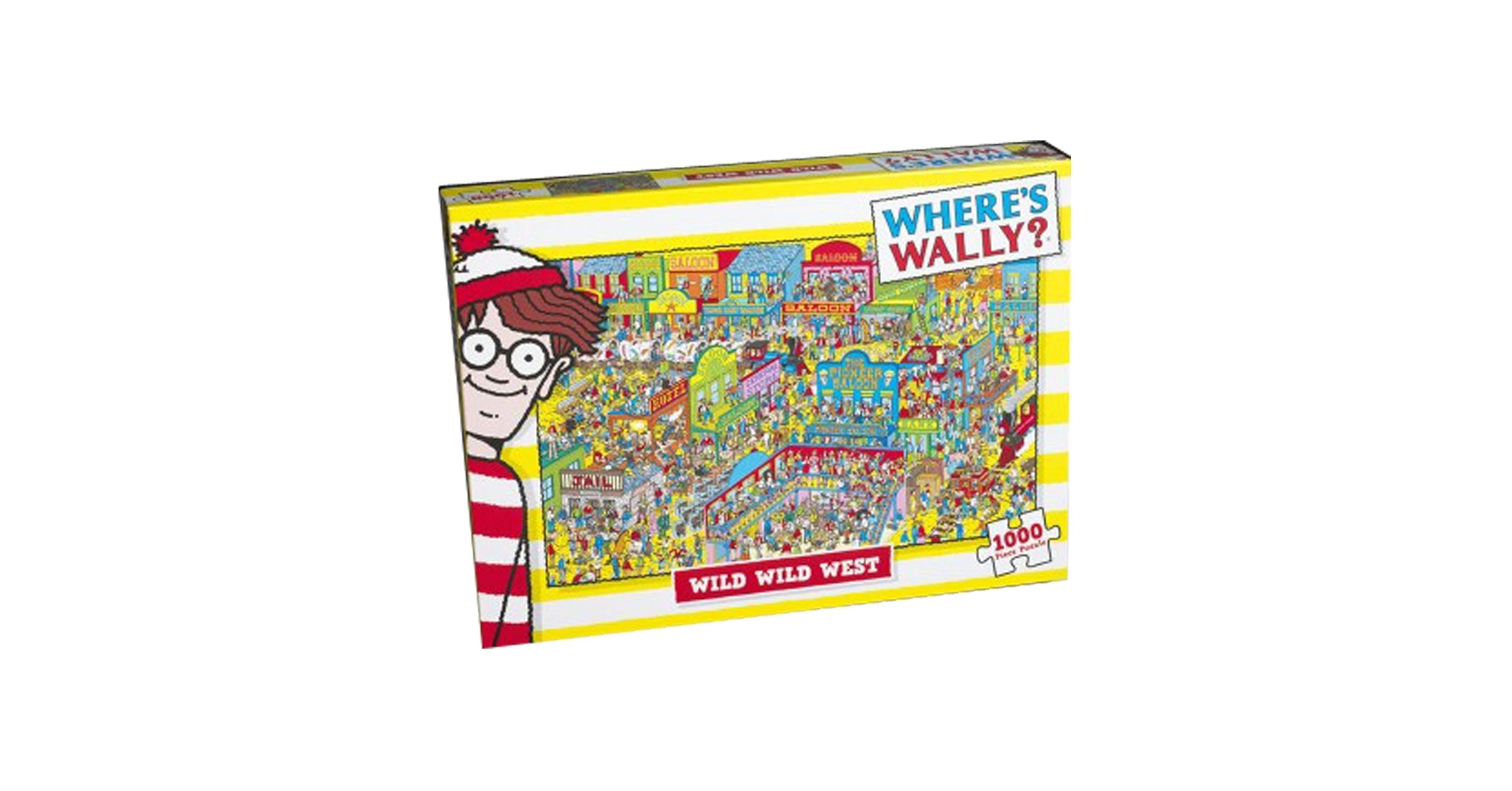 Amazon.com: Paul Lamond Where's Wally Puzzle Wild West (1000