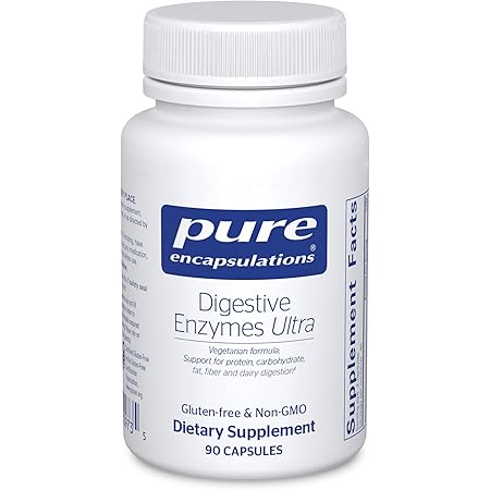 Pure Encapsulations Digestive Enzymes Ultra | Supplement to Aid Proteins, and Carbohydrates for Digestion* | 90 Capsules