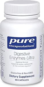 Pure Encapsulations Digestive Enzymes Ultra | Supplement to Aid Proteins, and Carbohydrates for Digestion* | 90 Capsules