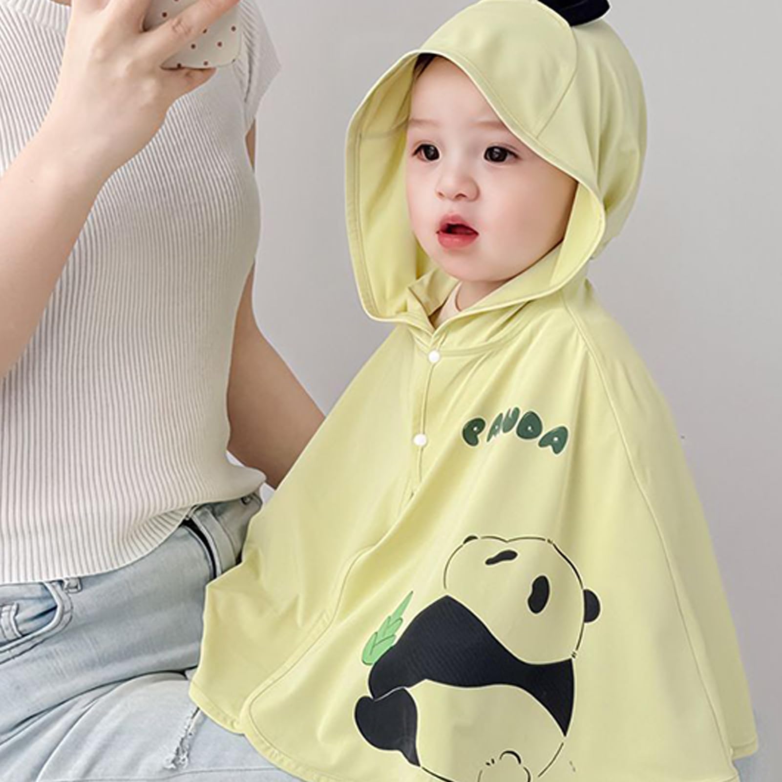 Protection UV Vêtements Bébé | UPF 200+ Protection Solaire Sweat à Capuche - Vêtement d'extérieur Lavable Mignon Cape Rafraîchissante pour Voyage Extérieur Été