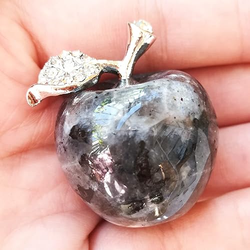 Vista 21 de 1 pieza de piedras de manzana rosa ojo de gato y piedras curativas coleccionables, decoración de habitación de 1.18 pulgadas, decoración de Navidad