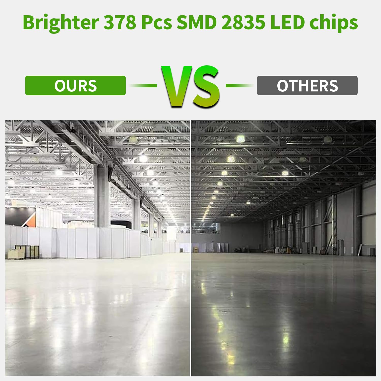 480V LED Corn Cob Light Bulb 85W E39 Mogul Base 14025LM 5000K Daylight Lamp Replacement for 300-400W HID — view 5