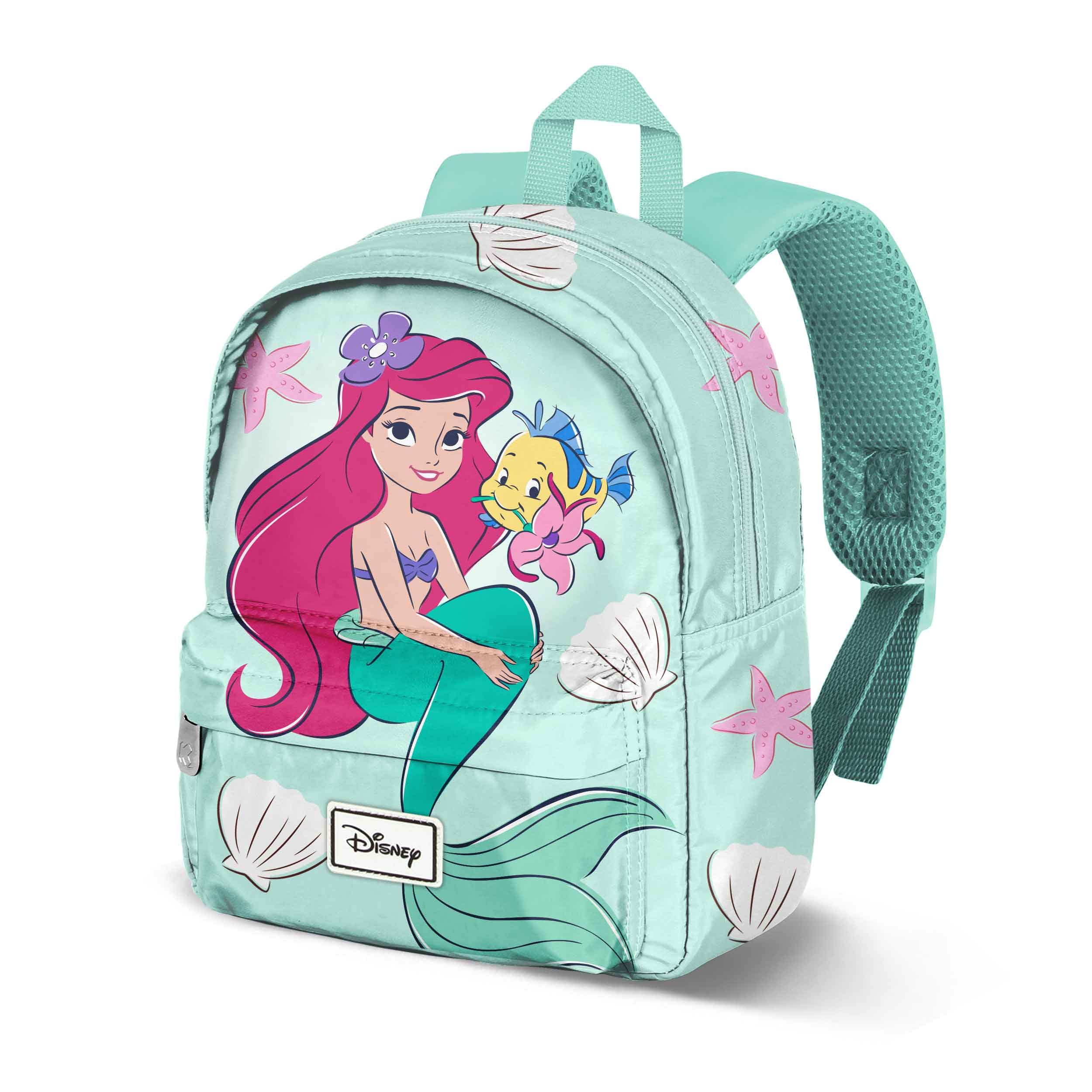 Disney Ariel Shell-Joy Preschool Backpack, Turquoise, 22 x 27 cm, Capacity 5 L