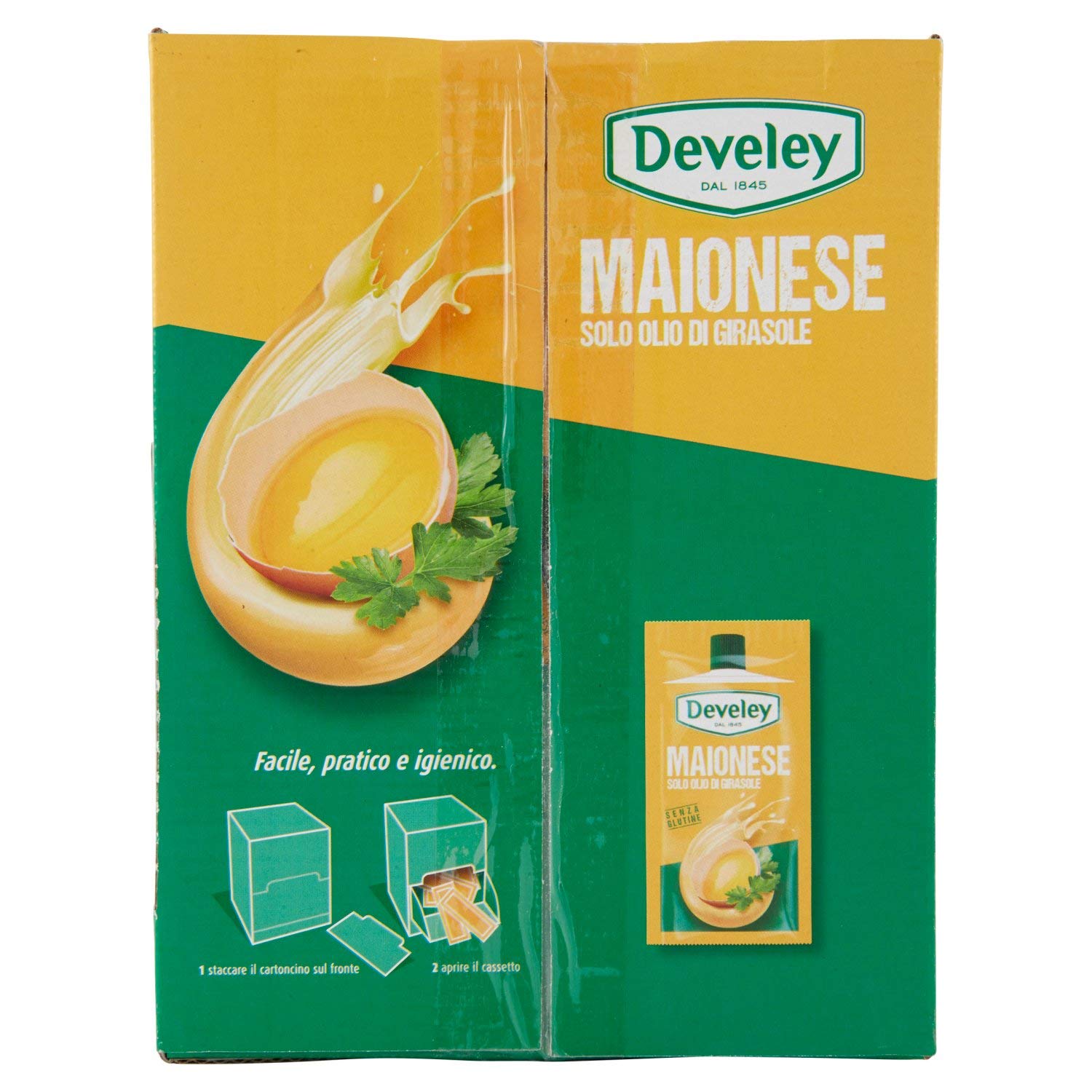 Maionese Develey Classica en Bustine da 15 mililitros Confezione da 100 Bustine Totali