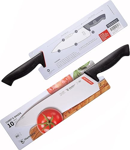 Miniatura 2 de Cuisine Pro - Cuchillo de chef de 10 pulgadas - Hoja de espiga completa de acero inoxidable para uso profesional y personal - Mango ergonómico,