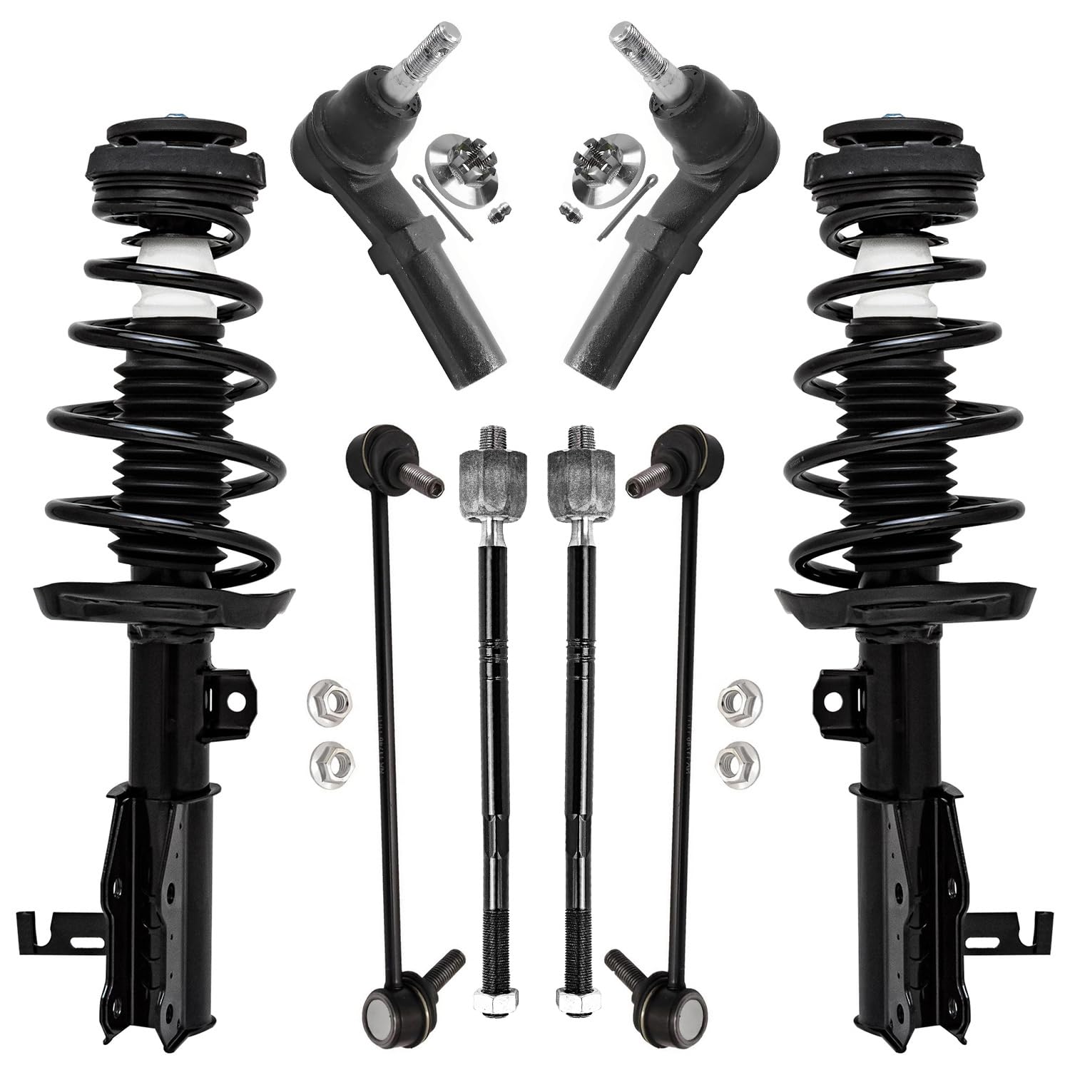 Detroit Axle - 2.4L 8pc Front Struts Kit for 2014 2015 2016 Buick Regal, 2