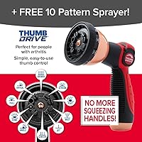 Vista 8 de Pocket Hose Cabezal de Cobre con Nueva Manguera de Jardín Expandible Pocket Pivot de 100 Pies, COMO SE VE EN TV, Gira 360°, Tubería Tri-Tex Avanzada