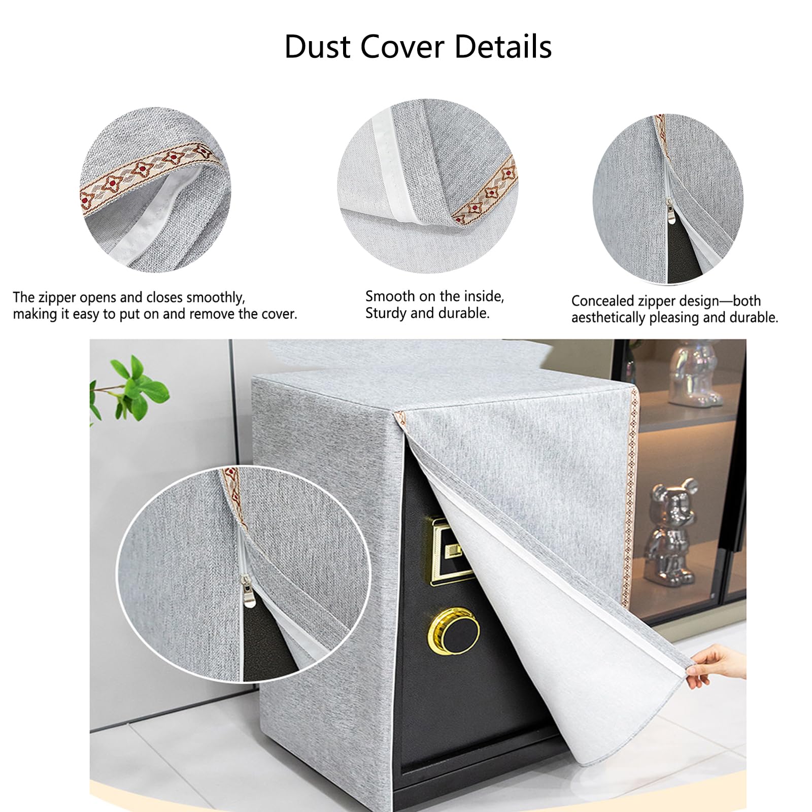 Safe Box - Cubierta antipolvo para equipos y muebles, tamaño personalizado, opciones grandes, medianas y pequeñas, protege contra el polvo y los daños, material duradero