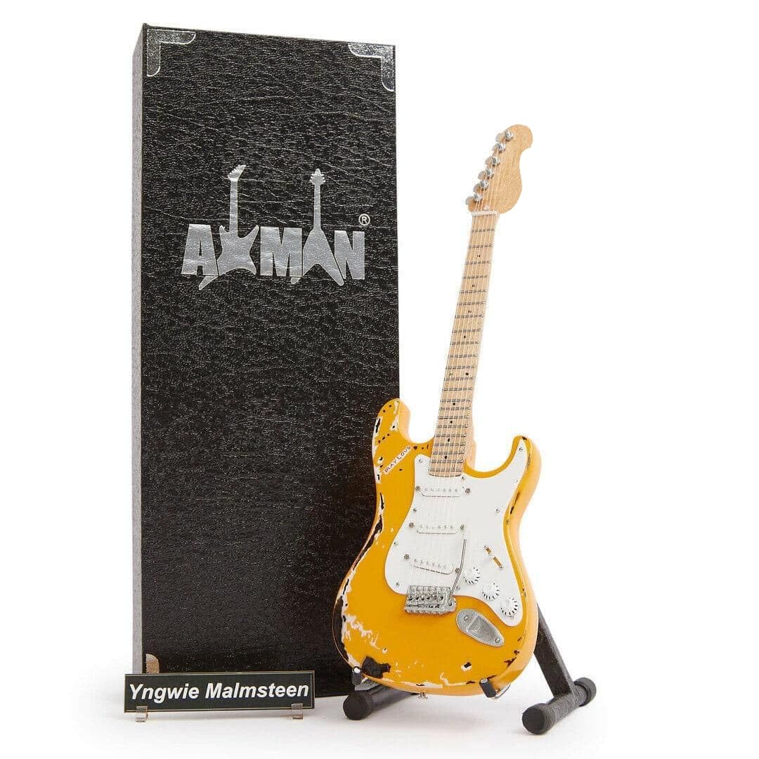 Axman Alcatraz – Réplique de guitare miniature (vendeur britannique) - Les Beatles, Paul McCartney, John Lennon, RIngo Starr, George Harrison Axman Alcatraz – Réplique de guitare miniature (vendeur britannique)