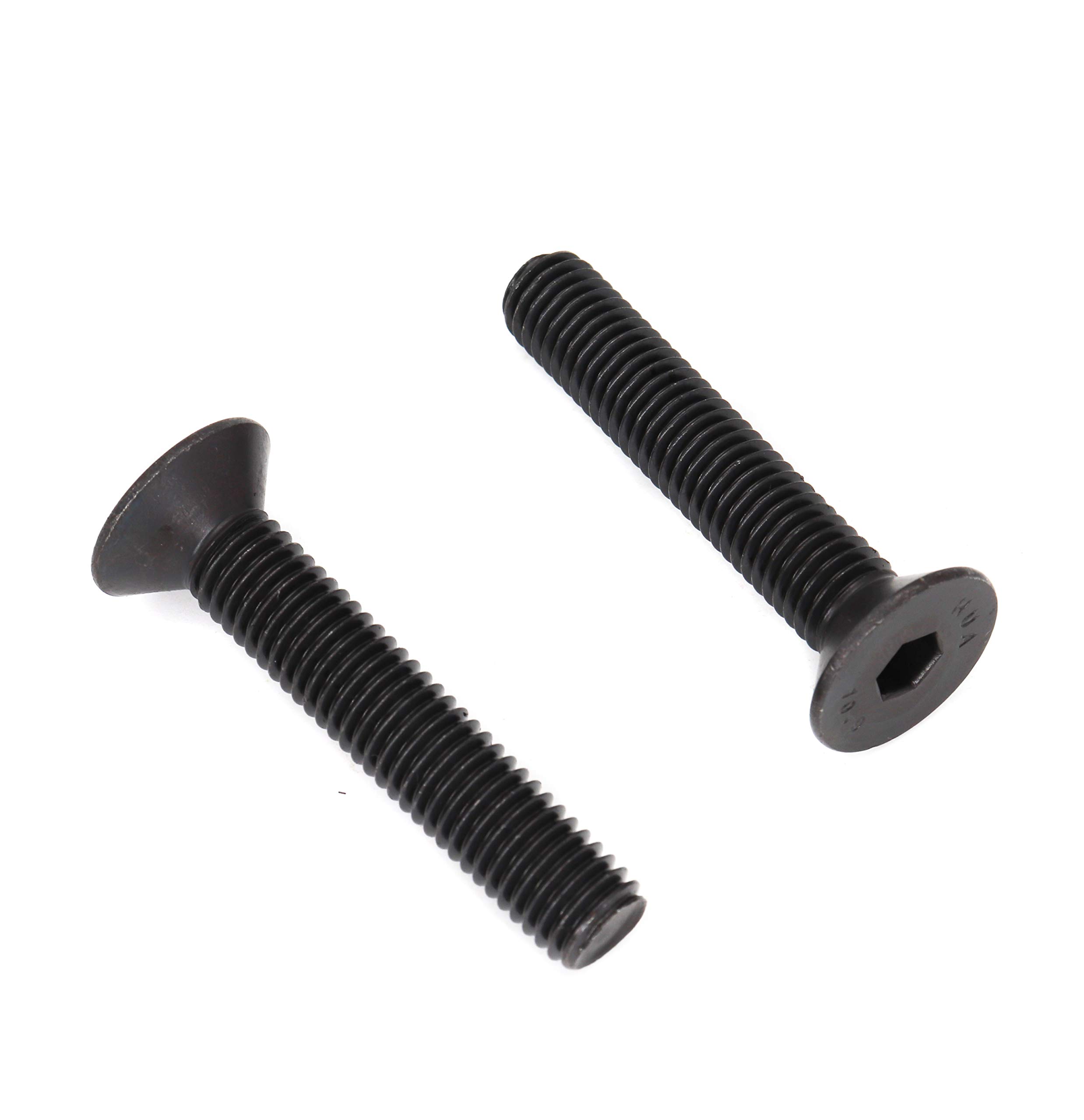 10pcs M10x55mm Black Flat Countersunk Head Hex Socket Cap Bolts 10.9 Grade Alloy Steel-image-46