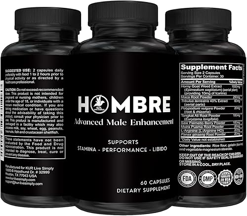 Suplemento para mejorar el hombre – Añade 2 en 60 días con nuestras píldoras de ampliación para el crecimiento muscular de los hombres – Aumenta el