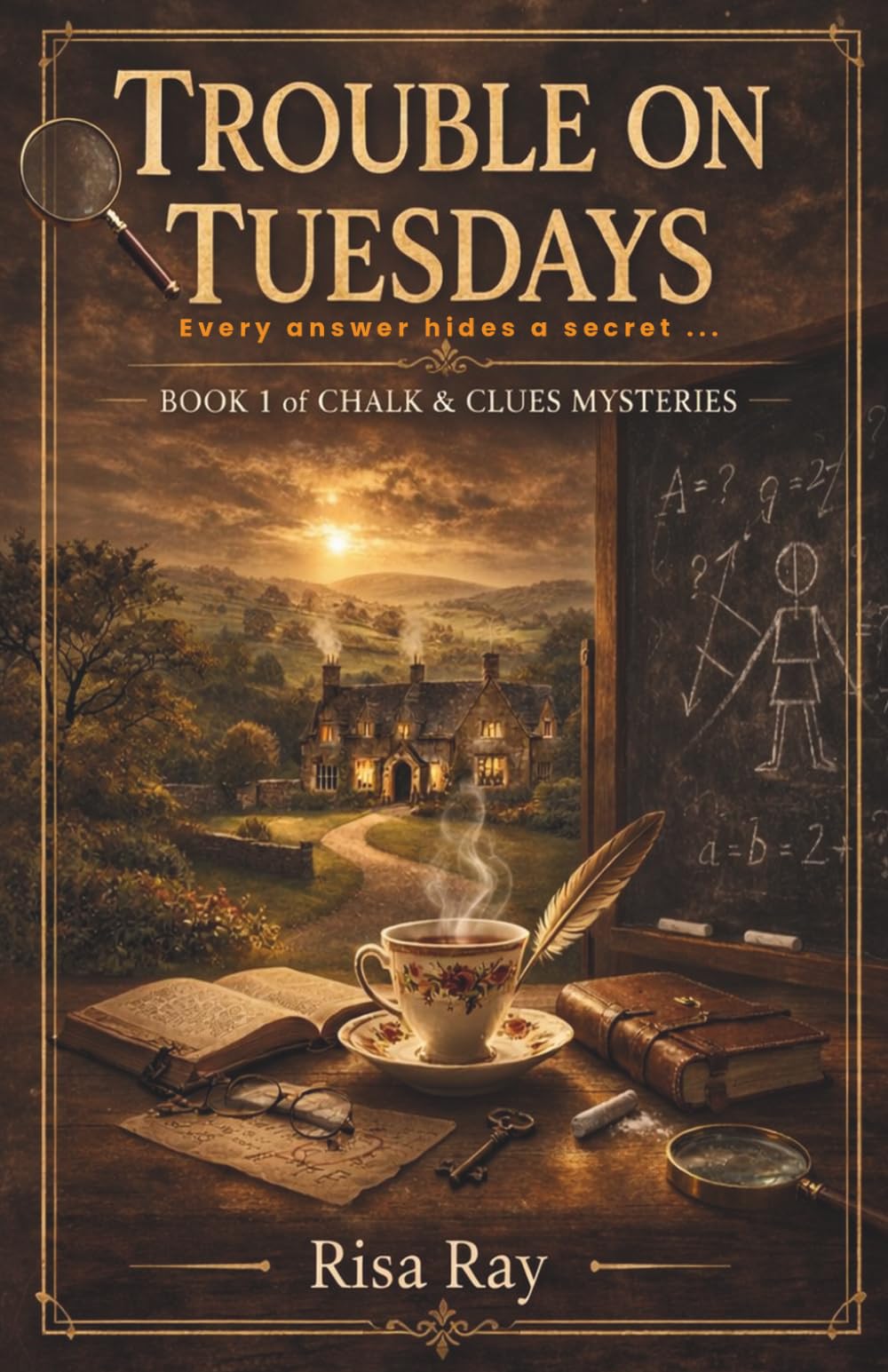 Trouble On Tuesdays: Book 1 of the Chalk & Clues Mystery Series . A Cozy Academic Mystery (Chalk And Clues Mysteries)