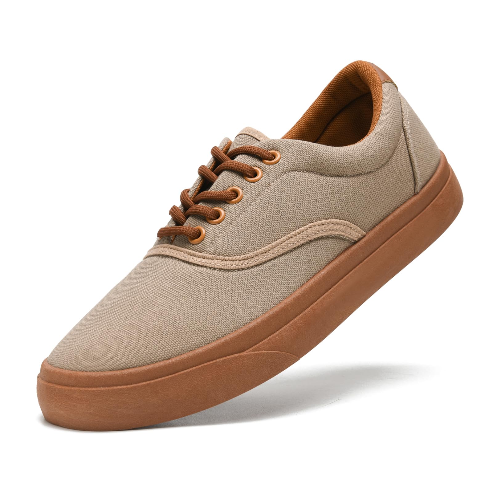 sharllen Herren Canvas Sneaker Low Top Stoffschuhe Leicht Mode Turnschuhe