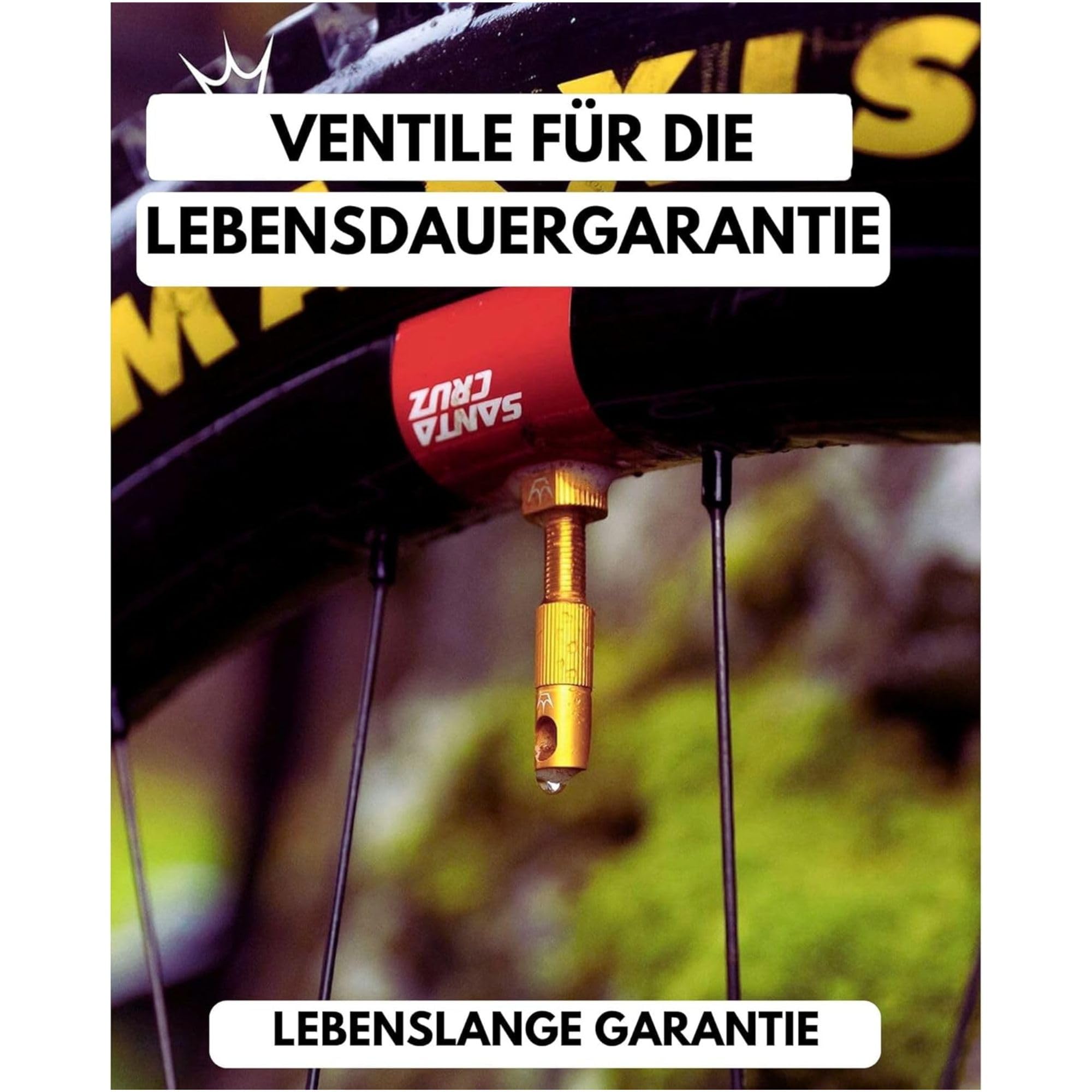 Peaty's X Chris King MK2 Tubeless Ventil Presta - Integrierter Speichenschlüssel & Ventilkernentfernungskappen, Mountainbike, Rennrad Fahrrad Reifen, Kompatibel einfügen, 7075 Aluminium
