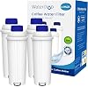 Waterdrop Water Filter Replacement for DeLonghi Coffee Machine ECAM Eletta Dinamica DLSC002 Magnifica ETAM Autentica and Various Esam Models (4)